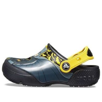 Crocs (GS) Fun Lab Iconic Batman Clogs “Navy Yellow” 205514-001
