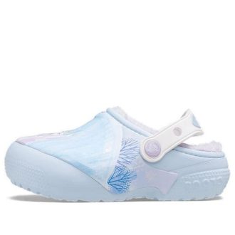 Crocs (GS) Fun Lab Lined Disney Frozen II Clogs “Sky Blue” 207324-4JQ Crocs (GS) Fun Lab Lined Disney Frozen II Clogs “Sky Blue” 207324-4JQ