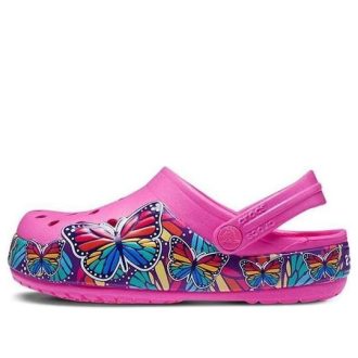 Crocs (GS) Fun Lab Multi Butterfly Band Light Clogs “Pink Blue” 206158-6QQ Crocs (GS) Fun Lab Multi Butterfly Band Light Clogs “Pink Blue” 206158-6QQ