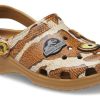 Crocs (GS) Jurassic World Classic Clogs “Brown White” 208860-202