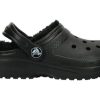 Crocs (GS) Kids Classic Lined Clogs “Black” 207010-060