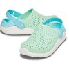 Crocs (GS) LiteRide Clogs “Neo Mint White” 205964-3TM