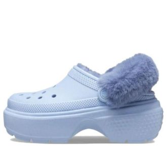 Crocs (GS) Stomp Lined Clog “Calcite Blue” 208546-4NS
