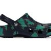 Crocs Kids Crocs Classic clog Sports sandals “Green Black” 207017-4HQ Crocs Kids Crocs Classic clog Sports sandals “Green Black” 207017-4HQ