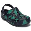 Crocs Kids Crocs Classic clog Sports sandals “Green Black” 207017-4HQ Crocs Kids Crocs Classic clog Sports sandals “Green Black” 207017-4HQ
