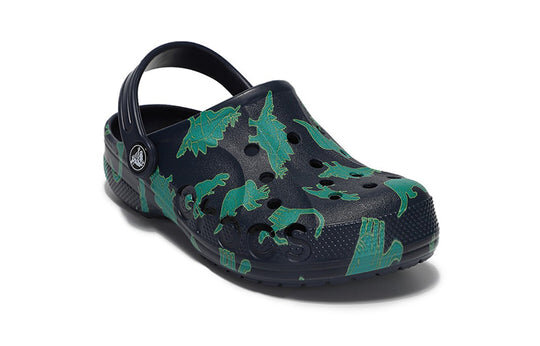 Crocs Kids Crocs Classic clog Sports sandals “Green Black” 207017-4HQ Crocs Kids Crocs Classic clog Sports sandals “Green Black” 207017-4HQ