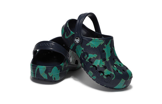 Crocs Kids Crocs Classic clog Sports sandals “Green Black” 207017-4HQ Crocs Kids Crocs Classic clog Sports sandals “Green Black” 207017-4HQ
