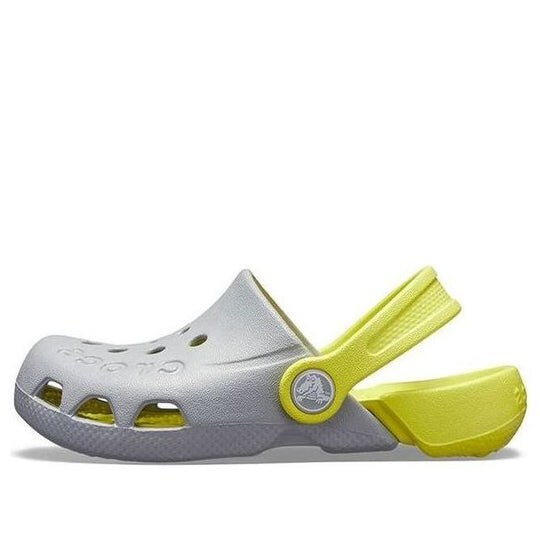 Crocs Kids Crocs Classic clog Sports sandals “Grey Green” 10400-06T Crocs Kids Crocs Classic clog Sports sandals “Grey Green” 10400-06T