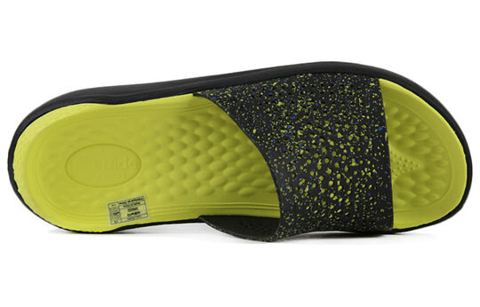 Crocs LiteRide Classic Sports Slippers Unisex Black Green 205941-060 Crocs LiteRide Classic Sports Slippers Unisex Black Green 205941-060