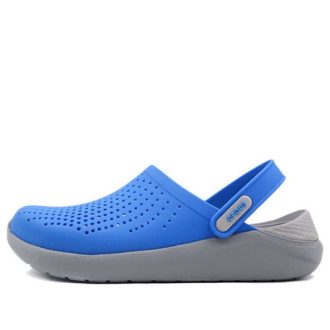 Crocs LiteRide Clogs “Blue Slate Grey” 204592-4D7