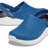Crocs LiteRide Flash Shoes Blue Unisex Sandals 204592-4SB