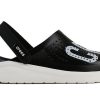 Crocs LiteRide LOGO Crocs Hollow Out Unisex Black Sandals “Black White” 205893-066