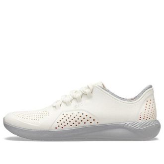 Crocs LiteRide Pacer “Almost White Slate Grey” 204967-1CS