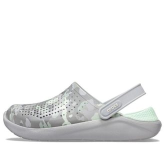 Crocs LiteRide Printing Sandals Gray Green 206491-3TO