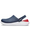 Crocs LiteRide Shoe Beach Sandals Unisex Blue Red 204592-4CC Crocs LiteRide Shoe Beach Sandals Unisex Blue Red 204592-4CC