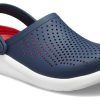 Crocs LiteRide Shoe Beach Sandals Unisex Blue Red 204592-4CC Crocs LiteRide Shoe Beach Sandals Unisex Blue Red 204592-4CC
