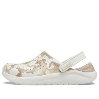 Crocs LiteRide Shoe Camouflage Printing Sandals Beige 206491-1CN