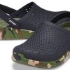 Crocs LiteRide Shoe Printing Classic Sandals Unisex Black 206491-0C4