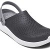 Crocs LiteRide Shoe Sandals Black Smoke Grey Unisex 204592-05M