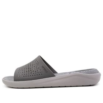 Crocs LiteRide Slides “Grey” 205183-06J