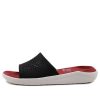Crocs LiteRide Slides “Red Black White” 205183-066