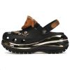 Crocs Mega Crush Clogs “Black Tan” 209357-001