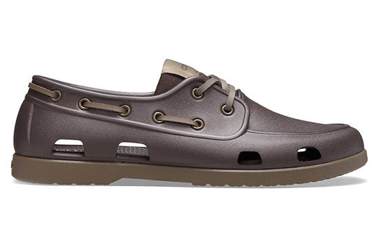 Crocs Minimalistic Cozy Low Top Brown Flats Loafers 206338-23B Crocs Minimalistic Cozy Low Top Brown Flats Loafers 206338-23B