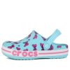 Crocs (PS) 4 Printing Outdoor Flat Heel Beach Sports Blue Sandals 206178-4O9 Crocs (PS) 4 Printing Outdoor Flat Heel Beach Sports Blue Sandals 206178-4O9