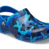 Crocs (PS) Camouflage Printing Beach Blue Sandals 205813-4JL Crocs (PS) Camouflage Printing Beach Blue Sandals 205813-4JL