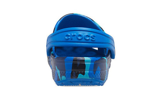 Crocs (PS) Camouflage Printing Beach Blue Sandals 205813-4JL Crocs (PS) Camouflage Printing Beach Blue Sandals 205813-4JL