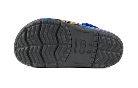 Crocs (PS) CFL Transformers Bnd Lt Slate Graffiti Outdoor Casual Gray Sandals 205501-0DA Crocs (PS) CFL Transformers Bnd Lt Slate Graffiti Outdoor Casual Gray Sandals 205501-0DA