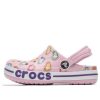 Crocs (PS) Classic Clog Multi-Color Pattern Shoe Pink 207020-6GD