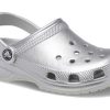 Crocs (PS) Classic Metallic Clog “Silver Metallic” 209196-0P1