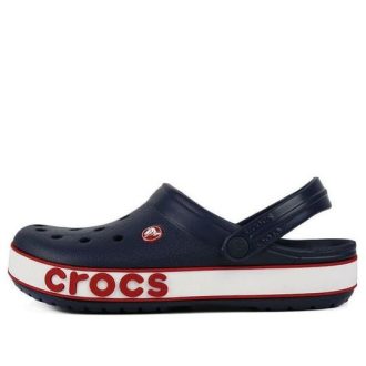 Crocs (PS) Corcband Bold Logo Minimalistic Casual Blue Red Sandals “Blue Red” 206022-4CC