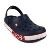 Crocs (PS) Corcband Bold Logo Minimalistic Casual Blue Red Sandals “Blue Red” 206022-4CC