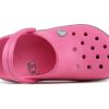 Crocs (PS) Crocband Bold Logo Outdoor Flat Heel Minimalistic Sports Pink Sandals 206022-65Y Crocs (PS) Crocband Bold Logo Outdoor Flat Heel Minimalistic Sports Pink Sandals 206022-65Y