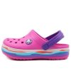 Crocs (PS) Crocband Wavy Band Small Crocs Casual Pink Purple Sandals “Pink Purple” 205697-6L0
