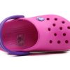 Crocs (PS) Crocband Wavy Band Small Crocs Casual Pink Purple Sandals “Pink Purple” 205697-6L0