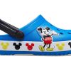 Crocs (PS) Disney Mickey Outdoor Flat Heel Sports Blue Sandals 206307-4JL Crocs (PS) Disney Mickey Outdoor Flat Heel Sports Blue Sandals 206307-4JL