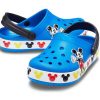 Crocs (PS) Disney Mickey Outdoor Flat Heel Sports Blue Sandals 206307-4JL Crocs (PS) Disney Mickey Outdoor Flat Heel Sports Blue Sandals 206307-4JL