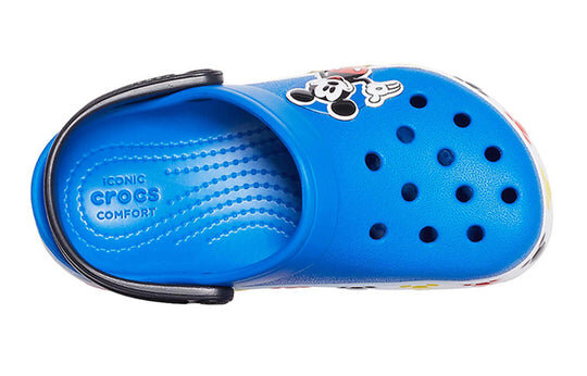 Crocs (PS) Disney Mickey Outdoor Flat Heel Sports Blue Sandals 206307-4JL Crocs (PS) Disney Mickey Outdoor Flat Heel Sports Blue Sandals 206307-4JL