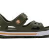 Crocs (PS) Flat Casual Army Green Sandals 14854-309 Crocs (PS) Flat Casual Army Green Sandals 14854-309
