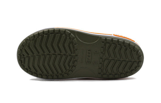 Crocs (PS) Flat Casual Army Green Sandals 14854-309 Crocs (PS) Flat Casual Army Green Sandals 14854-309
