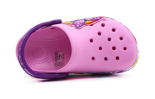 Crocs (PS) Funny Butterfly Outdoor Flat Heel Sports Pink Sandals 205649-6I2 Crocs (PS) Funny Butterfly Outdoor Flat Heel Sports Pink Sandals 205649-6I2