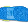 Crocs (PS) Funny Pattern Flat Heel Sports Blue Sandals 207074-4JL Crocs (PS) Funny Pattern Flat Heel Sports Blue Sandals 207074-4JL