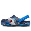 Crocs (PS) Funny Shark Pattern Outdoor Flat Heel Sports Deep Blue Sandals 207070-410 Crocs (PS) Funny Shark Pattern Outdoor Flat Heel Sports Deep Blue Sandals 207070-410