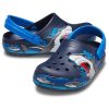 Crocs (PS) Funny Shark Pattern Outdoor Flat Heel Sports Deep Blue Sandals 207070-410 Crocs (PS) Funny Shark Pattern Outdoor Flat Heel Sports Deep Blue Sandals 207070-410