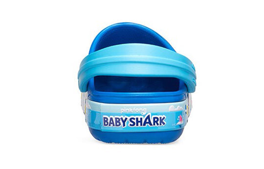 Crocs (PS) Funny Shark Small Crocs Outdoor Flat Heel Beach Sports Blue Sandals 206704-4JL Crocs (PS) Funny Shark Small Crocs Outdoor Flat Heel Beach Sports Blue Sandals 206704-4JL