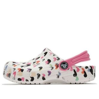 Crocs (PS) Multi-Color Pattern Shoe White 207000-100
