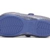 Crocs (PS) Outdoor Flat Heel Shiny Sports Blue Sandals 206370-434
